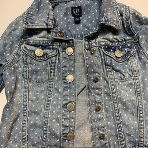 Gap Kids - Polka Dot Jean Jacket